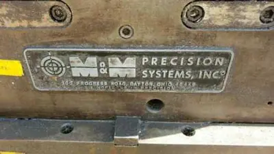 42" M & M Precision System, rotary table
