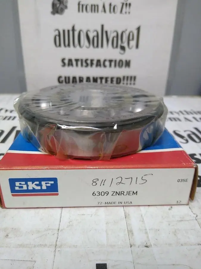 Used SKF 6309 ZNRJEM Bearings | Surplus Asset Holdings #1188797