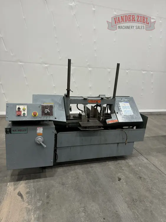 Used W.F. WELLS W-9 HORIZONTAL SAW Horizontal Band Saws Michigan US | Vander Ziel Machinery Sales #482872