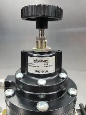 AirCom R03-04J6 Manual Manifold Valve, Max 16 Bar. 6D-29