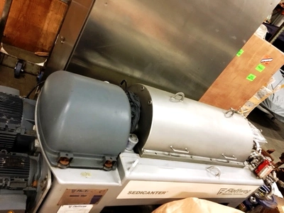 Flottweg S3E-3/408 sedicanter centrifuge, 316SS.