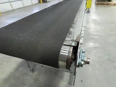24"x 14' Slider Bed Gapper Conveyor 20" Belt Variable Multi Speed Slave Bed