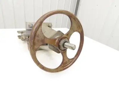 ITT Fabri-Valve C37S316 6" Stainless Knife Gate Valve Rising Stem Metal Seat 150