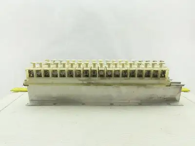 Allen 1492 CE DIN Rail Terminal Fuse Holder With Mixed Fusetron Fuse Lot Of 32
