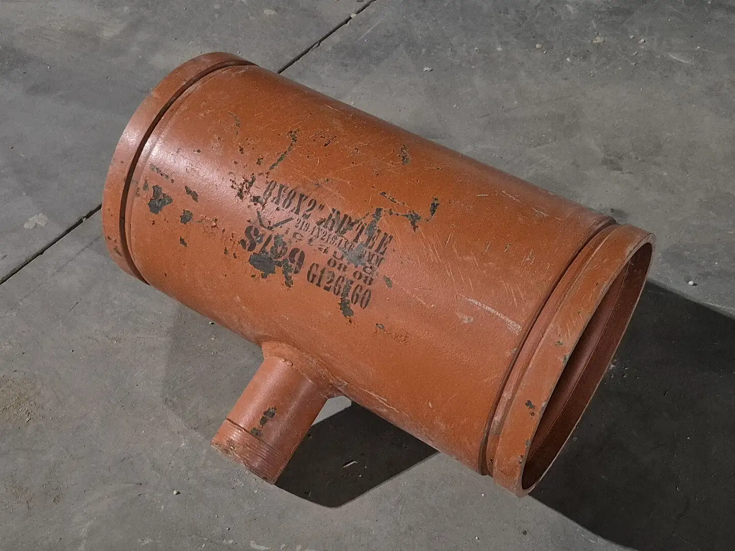 8"x8"x2" Grooved Reducing Tee