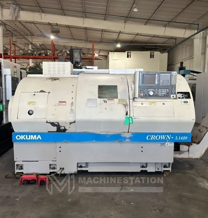 Used 2001 OKUMA CROWN L1420 CNC Lathes California US | MachineStation #947554