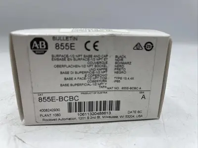 New | in-Stock INDUSTRIAL MRO ALLEN BRADLEY 855E-BCBC Automation Control (HMI) | ND Industrial Surplus #1222383
