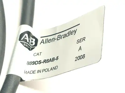 899DS-R8AB-5 | Allen Bradley  Ser. A Single-Ended Female Micro M12 8-Pin Cordset - New Other