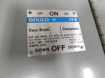 Used Gould _UNKNOWN_ Electrical Panels Ohio US | Equipment Recovery Corp. #1330737