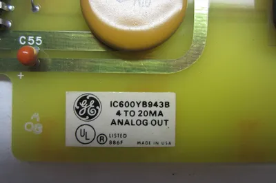 USED GENERAL ELECTRIC IC600YB943B PC BOARD