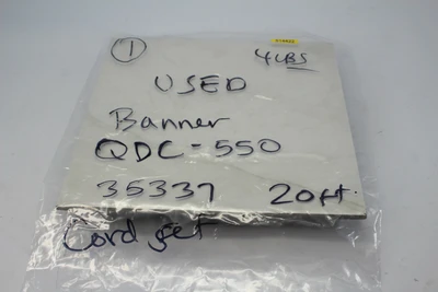 Used Banner QDC-550 Misc Electrical & Power Parts California US | Davliegogo LLC #1709670