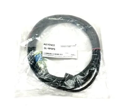 New | in-Stock KEYENCE Light Curtain Connection Cable 5m Length Black Cable & Wire Michigan US | Maverick Industrial Sales #1454381