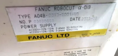 2003 FANUC ROBOCUT A-OIB Wire EDM | CNC EXCHANGE (13)
