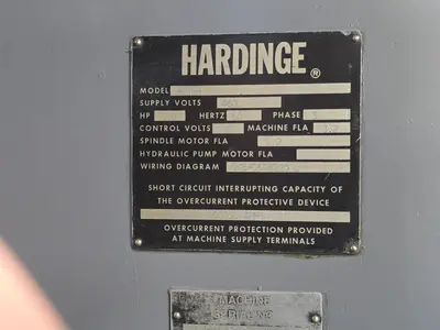 Used HARDINGE HLV-H-EM Precision Lathes Kentucky US | Aucto #1314410