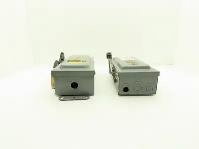 Square D H361 Safety Disconnect Switch Fusible 30A 3PH Series E1 Mixed Lot of 2