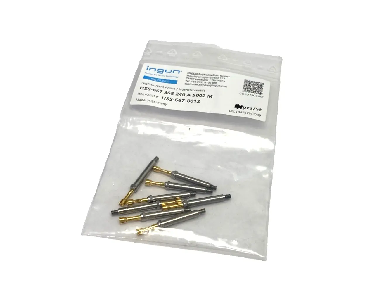 New | in-Stock Ingun HSS-667 368 240 A 5002 M Probes Michigan US | Maverick Industrial Sales #1496039