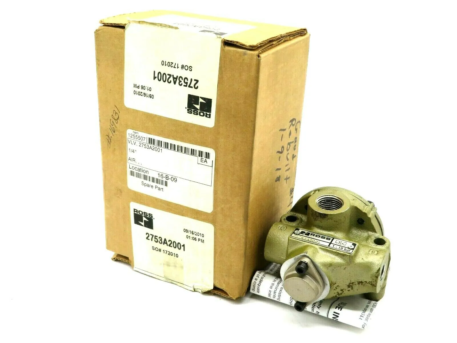 REPAIRED ROSS CONTROLS 2753A2001 DIRECTIONAL CONTROL VALVE