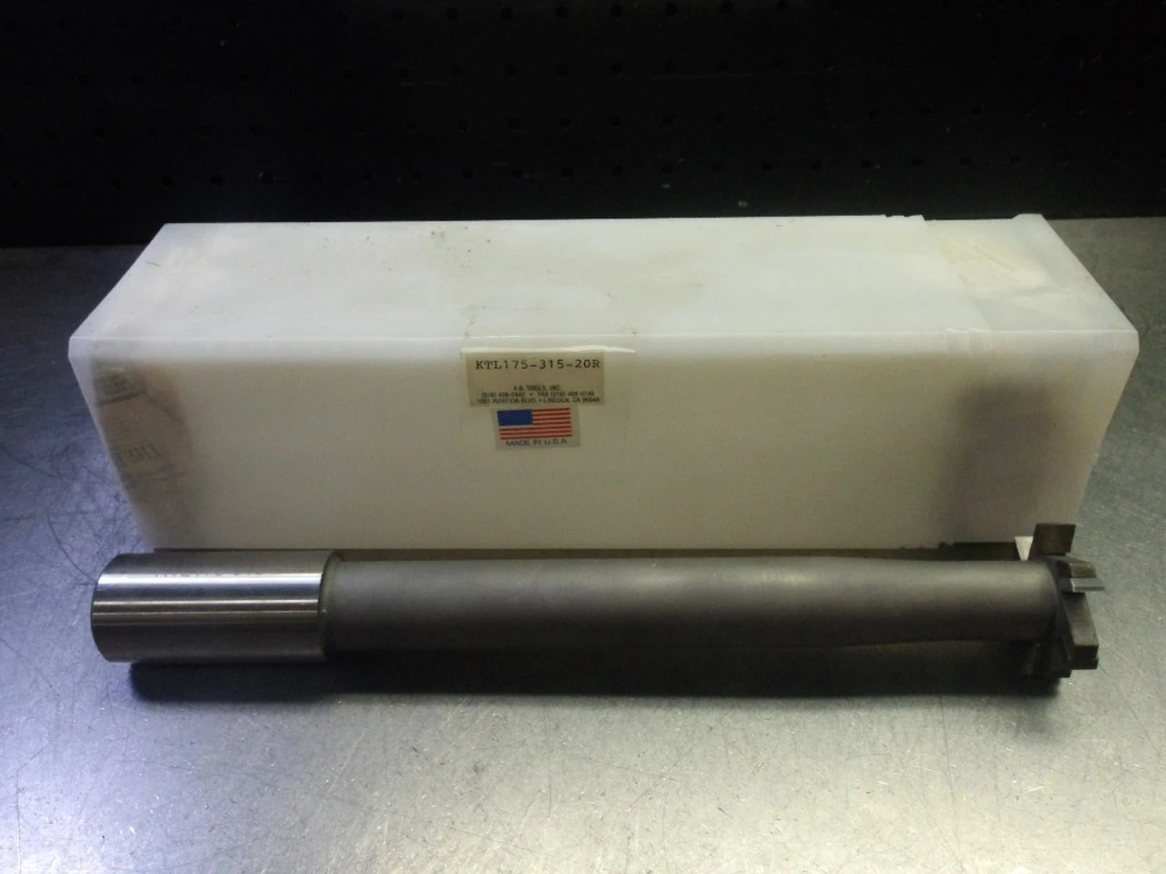 A.B. Tool 1.750" Carbide Tipped Key Seat Cutter .2" R KTL175-315-20R (LOC3544)
