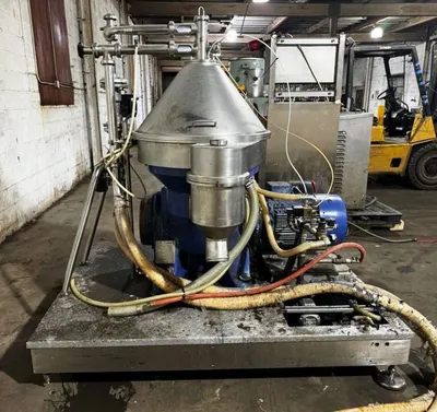Alfa-Laval VNPX 510 SGD-34GS clarifier centrifuge skid, 316SS.