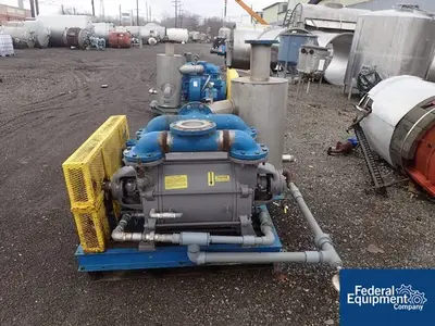 USED EIMCo 8' x 10' Eimco Precoat Rotary Vacuum Filter, S/S
