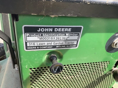 Used JOHN DEERE 316 Sub-Compact & Compact Tractors Michigan US | Miedema Asset Management Group #1443245