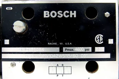 NEW BOSCH 081WV10P1V1042WS115/60-D51 VALVE 9810232024 081WV10P1V1042WS11560D51