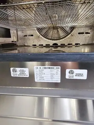 MIWE BAKING OVEN - only used twice on a baking show
