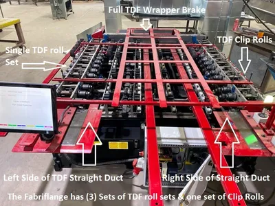 ACS Fabri-Flange HVAC Flanging System TDF Rollformer | THREE RIVERS MACHINERY (24)
