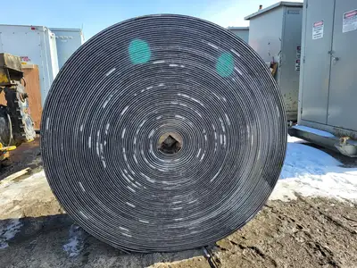30" x 550ft. Conveyor Belting 3-Ply, 1/4 x 1/16in