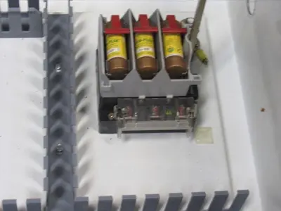 Hoffman 30x20x10" Electrical Enclosure Back Plate And Mounted Components