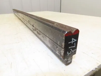 Press Brake Die 47-1/2" Long 90° V 3/8" W 3/16" D 1-3/4" H 1/2" Tang