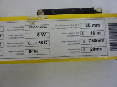 USED SICK OPTIC ELECTRONIC MGSS75-12