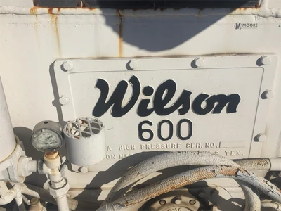 Used 1995 WILSON 600 Piston Pumps Tennessee US | Moore Equipment #1517360