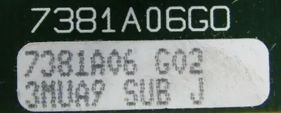 USED WESTINGHOUSE 7381A06G02 CIRCUIT BOARD 3MUA9
