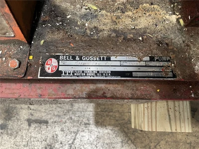 25HP Bell & Gossett Series 1510 Water Pump