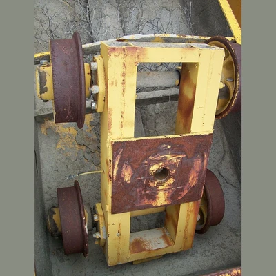 16 foot long concrete transport cars.