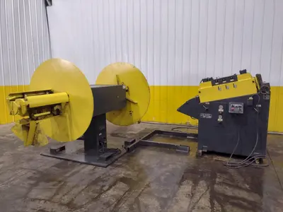 24" X .105" X 8,000 LBS COE CPR-DE DOUBLE END UNCOILER & COE CPPS-PO STRAIGHTENER: YOBRO #24984