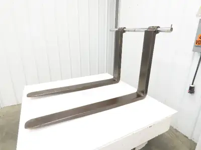 1-3/4" X 4" X 42" Pin-Type Shaft-Mounted Forklift Forks 5500lbs Class 3