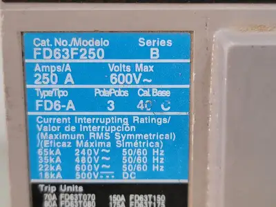 USED SIEMENS FD63F250