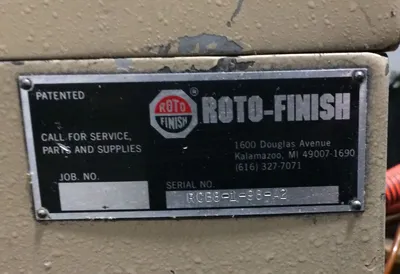 ROTO-FINISH RCB-8 Miscellaneous, Finishing | Machinery Central (8)