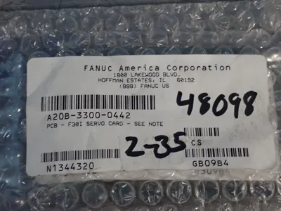 New | in-Stock FANUC A20B3300442 Servo Controller Parts Ohio US | HGR 24 #1129897