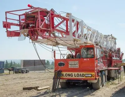 USED MOUNTAIN RIG MR 350 OILFIELD WORKOVER RIG / SERVICE RIG / PULLING UNIT