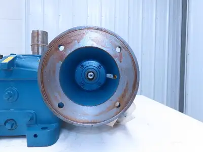 Cone Drive MOV25-50-C1A Vertical Worm Gearbox 900:1 Reducer 1.26Hp 1.9RPM 180TC