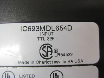 GE FANUC IC693MDL654D INPUT MODULE
