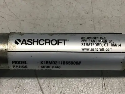 USED ASHCROFT K15M0211B65000