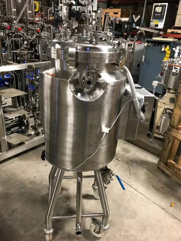 Used Precision approximately 25 gallon / 100 Liter 316L Stainless Steel Portable Reactor