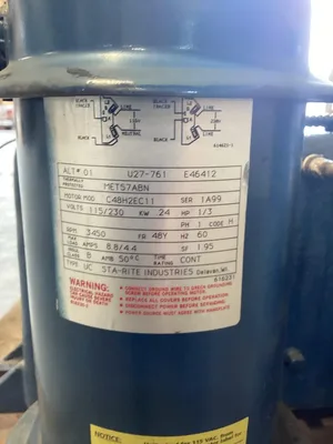 Vent Rite 57527-PC21DN Boiler Condensate Pump