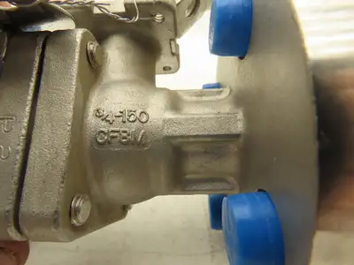 FlowTek F15 3/4" 150 Flanged 2pc Stainless Ball Valve 275psi 316SS/CF8M