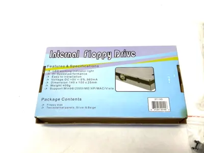 NEW TEAC BYTECC INTERNAL FLOPPY DRIVE, PLUG & PLAY, 3.5" DISK BAY 1.44MB