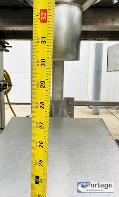 USED HEINZEN MANUFACTURING INTERNATIONAL 2720 MANUAL PACKING TABLE W/ DUAL SCALES